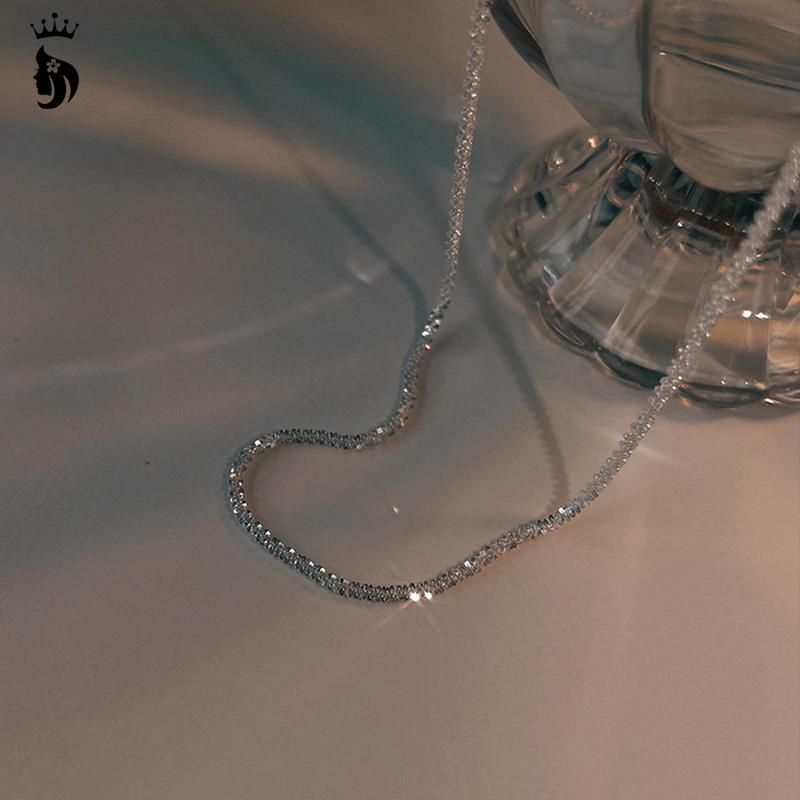Sparkling Anklet Summer Temperament Light Luxury Niche Design Sparkle Starry Beach Anklet Bracelet Necklace Jewelry Gift