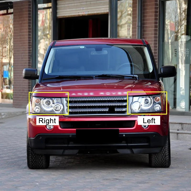 For Land Rover Range Rover Sport 2005 2006 2007 2008 2009 Headlamp Lens Cover Headlight Glass Lamp Shell Transparent Lampshade