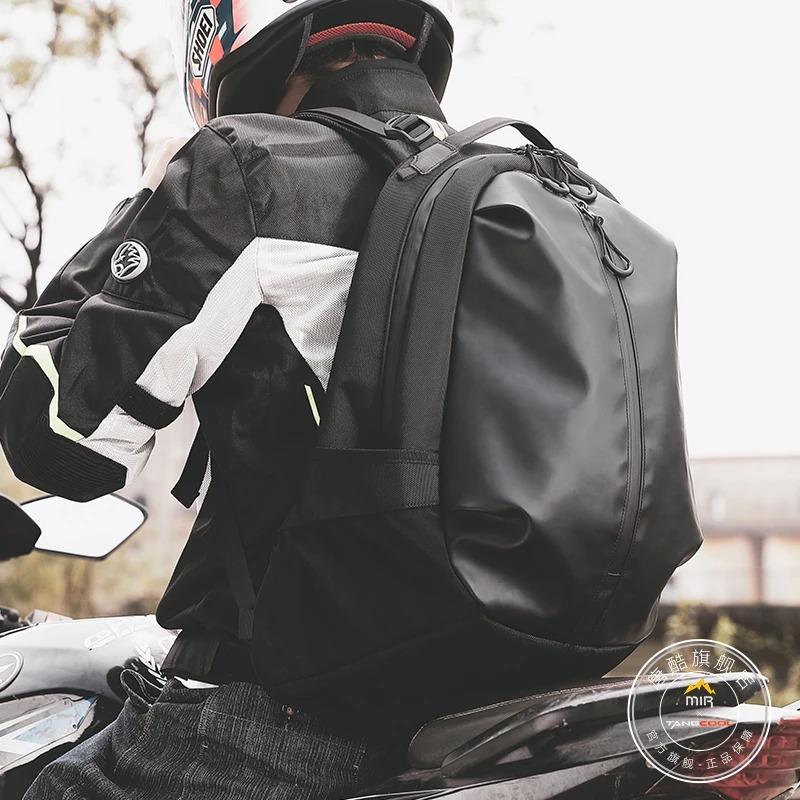 Men's 15.6'' Laptop Backpack Riding Backpack Motorcycle Helmet Bag For Men Student School Backpack Outdoor Household Backpack