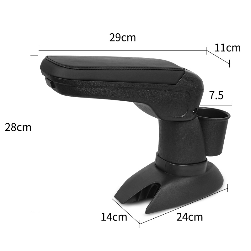 Car Armrest Box Adjustable Car Central Armres Storage Organizer Box Arm Rest For Mini Cooper Countryman R55 R56 R57 R58 R59 R61