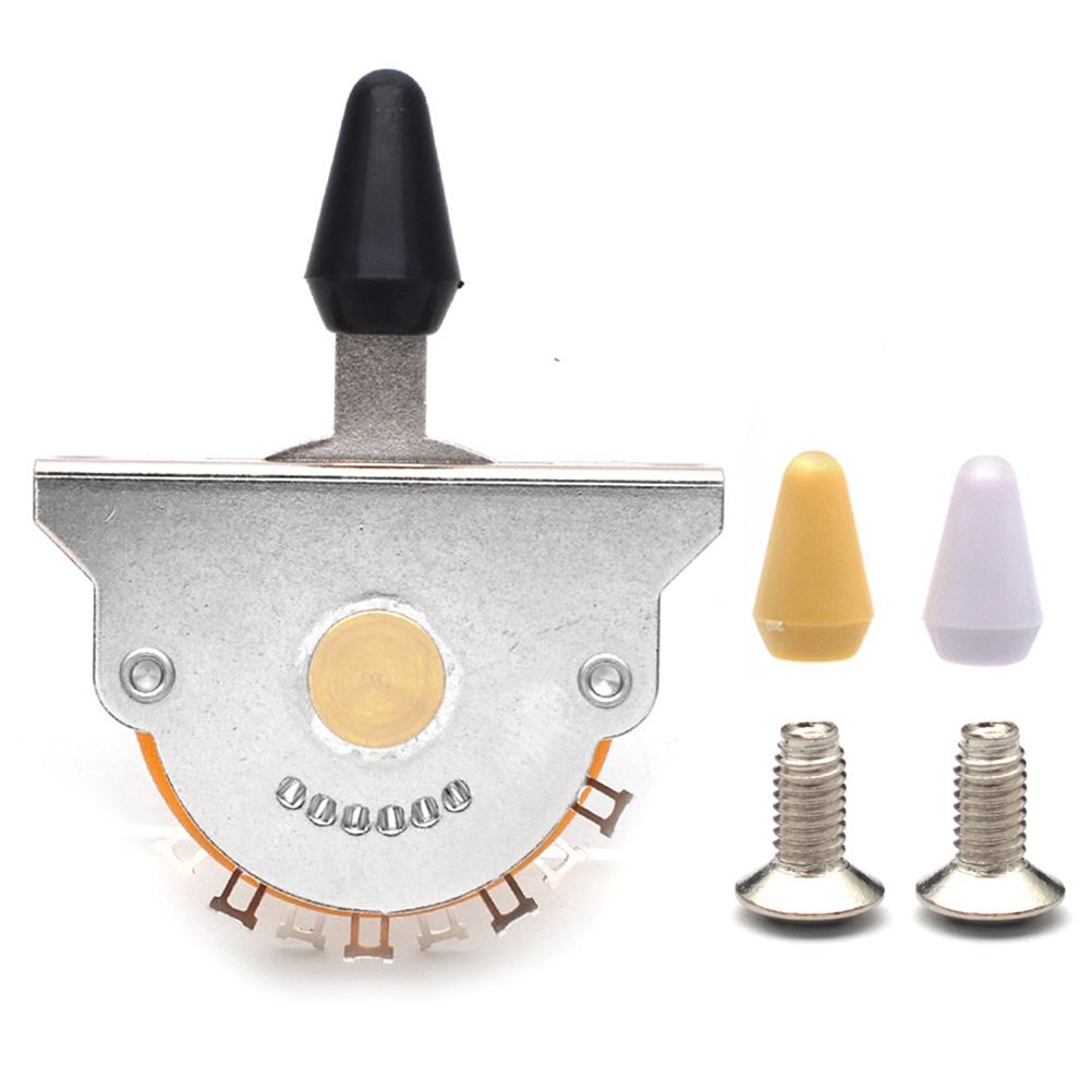 5 Way Guitar Toggle Switch Electric Guitar Switch with 2 Screws Electric Guitar Accessories Pickup Selector for Electric Guitar