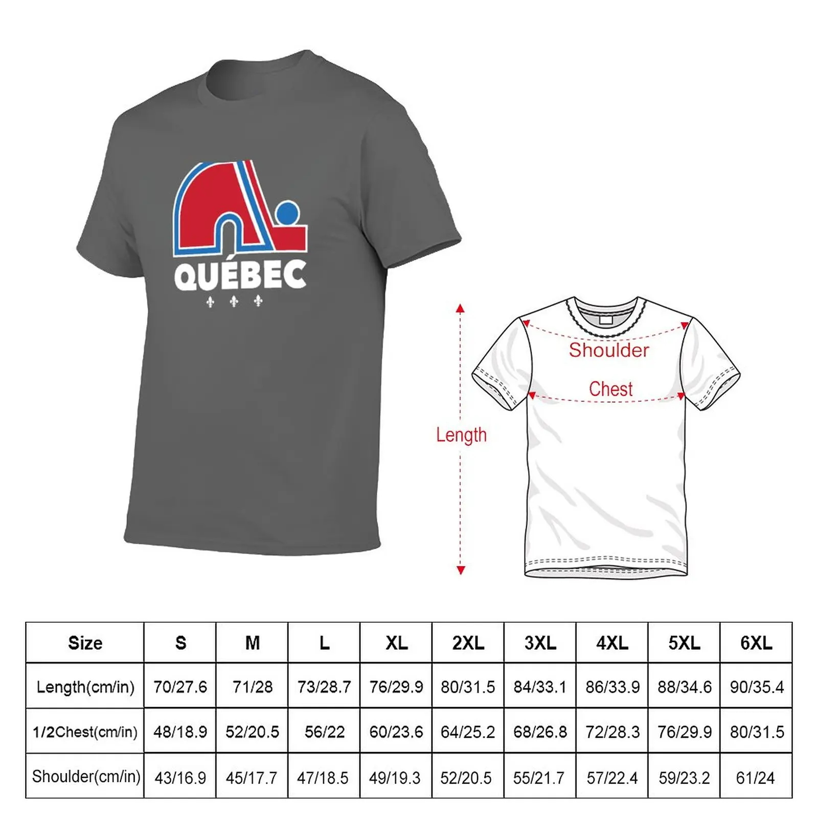 Nordiques Quebec Hockey Team Avalanche Vintage with fleurs de lys HD T-Shirt Aesthetic clothing for a boy mens clothes