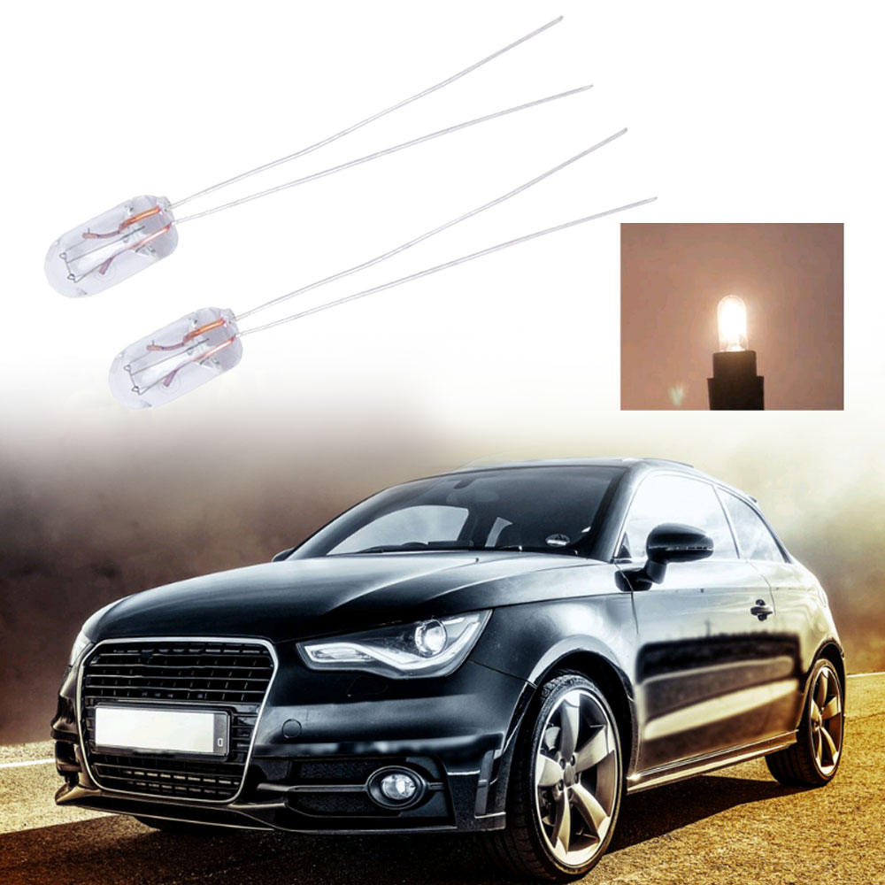 5pcs Universal Auto Instrument Bulbs Car Gear Indicator Light Dashboard Light T3 T4 T5 12V Car Signal Lamp Car Light Accessory