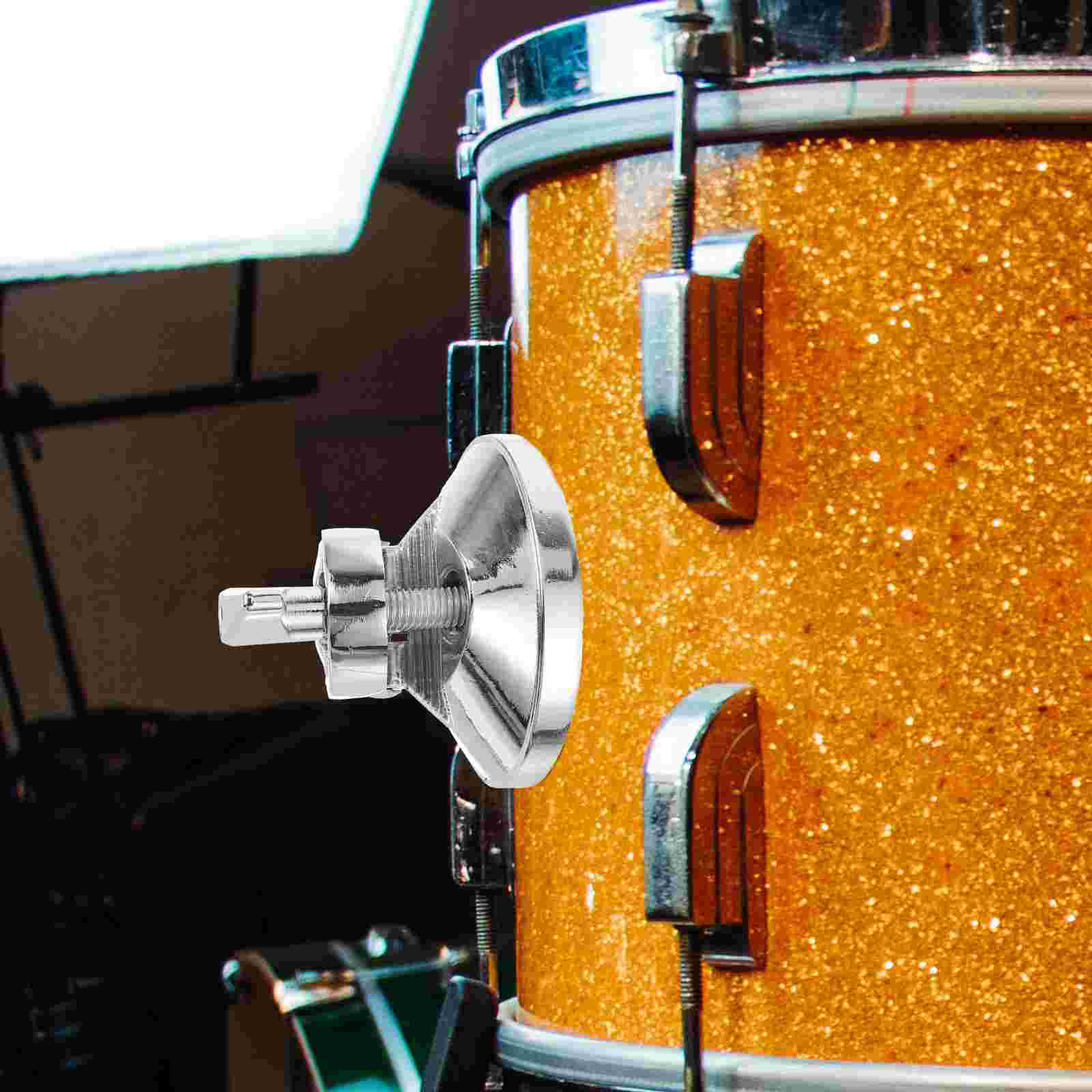 Tom Drum Kit Mount Bracket Instrument Parts Floor Tom Leg Clamp Zinc Alloy Drum Kit Mounting Tom Stand Drum Set Leg Base