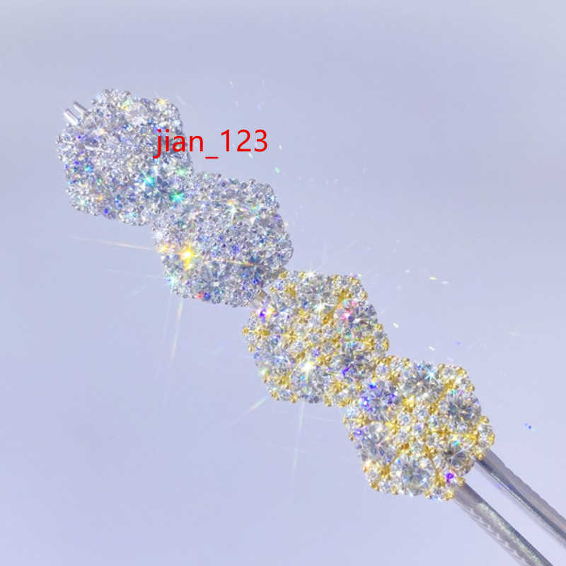Passed Tester Dia Sier 4mm VVS Moissanite Earrings Studs Nice Gift for Men Women