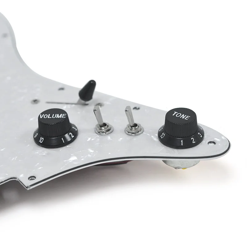 Alnico 5 HH Prewired Pickguard Coil Splitting Pickguard HH Loaded Pickguard with Humbucker Pickups Set