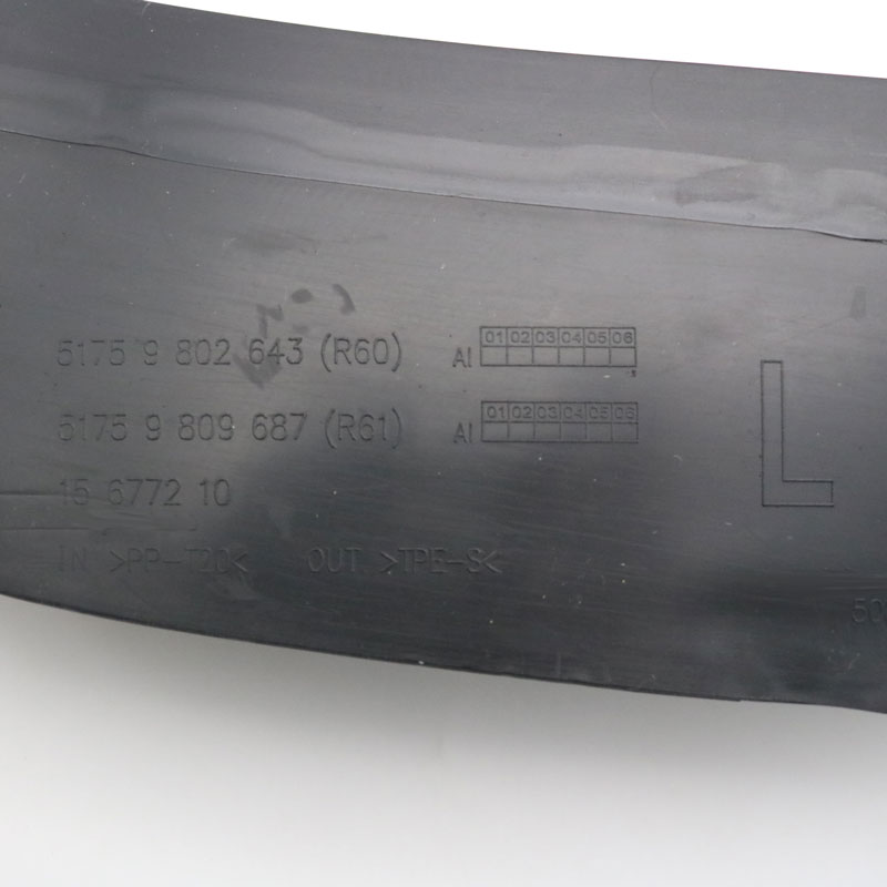 Front Bumper Fender Splash Guard Mud Flap Mudguards For BMW MINI Cooper Countryman R60 Paceman R61