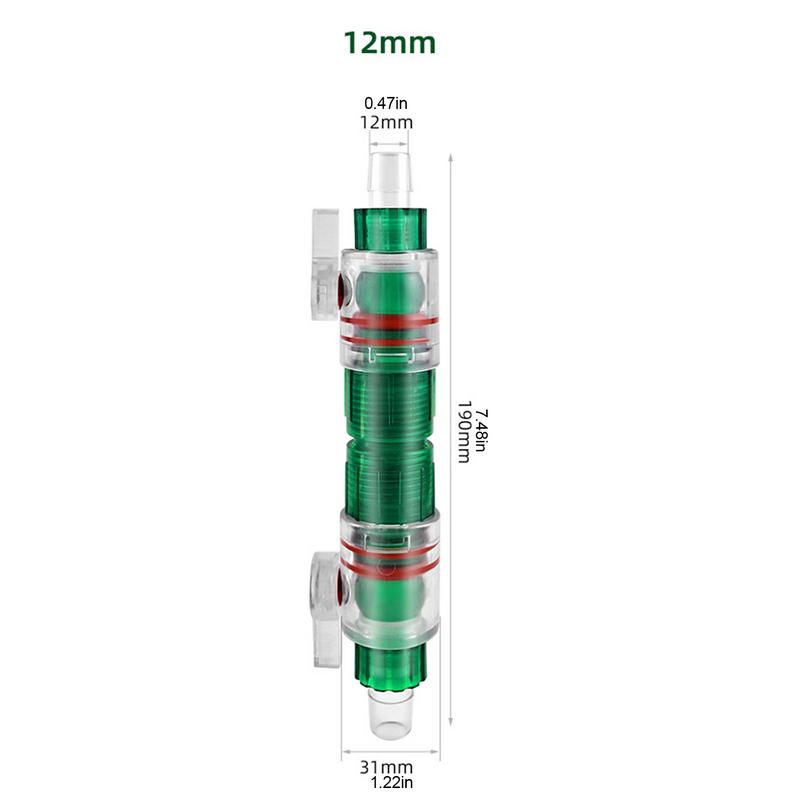 Aquarium Filter Water Valve Hose 12/16mm FlowControl Double Tap Quick Release Connector Fish Tank Hose Pipe Filter Valve