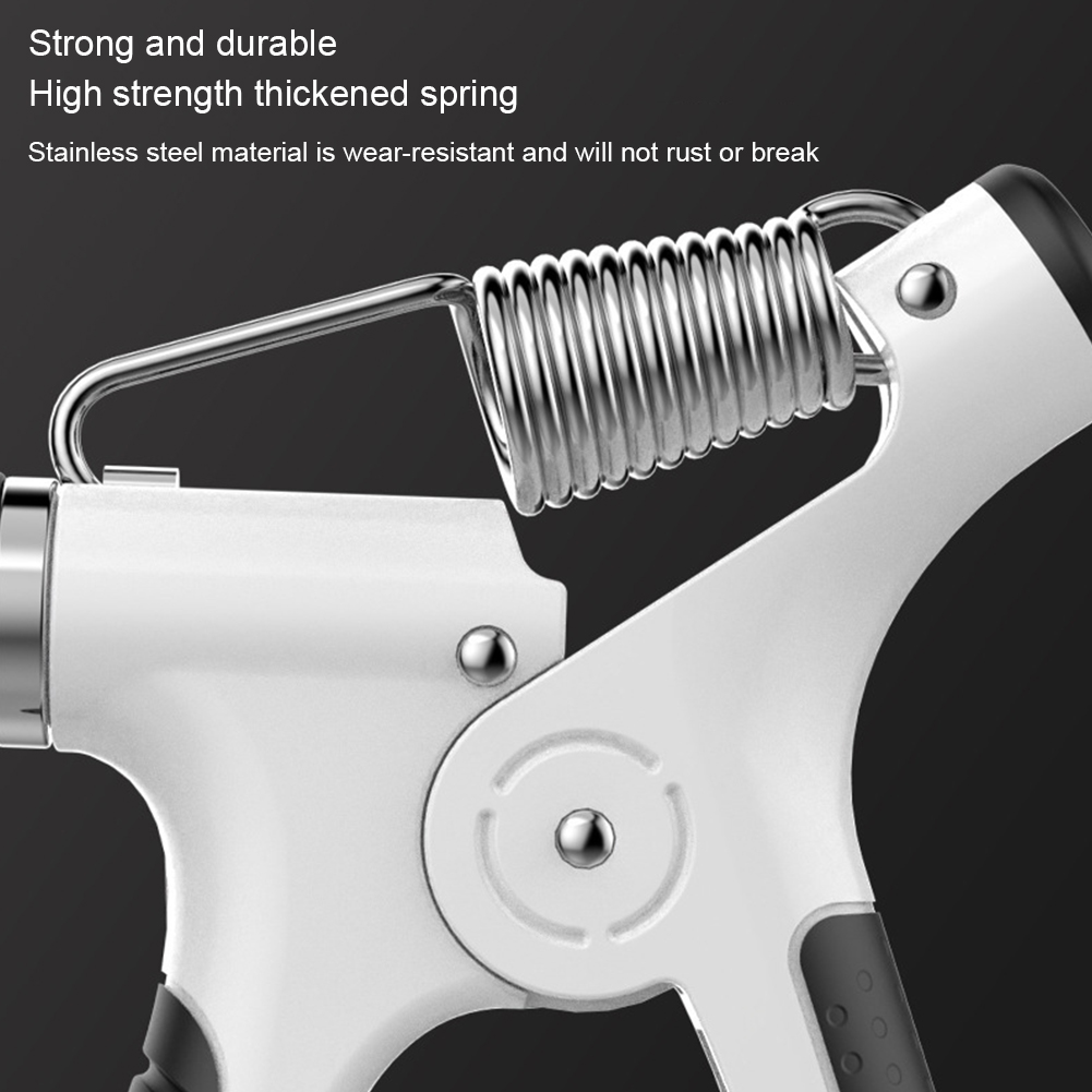 10-100 KG Grip Strength Trainer Hand Gripper Adjustable Resistance Forearm Exerciser for Musicians Athletes Hand Injury Recovery