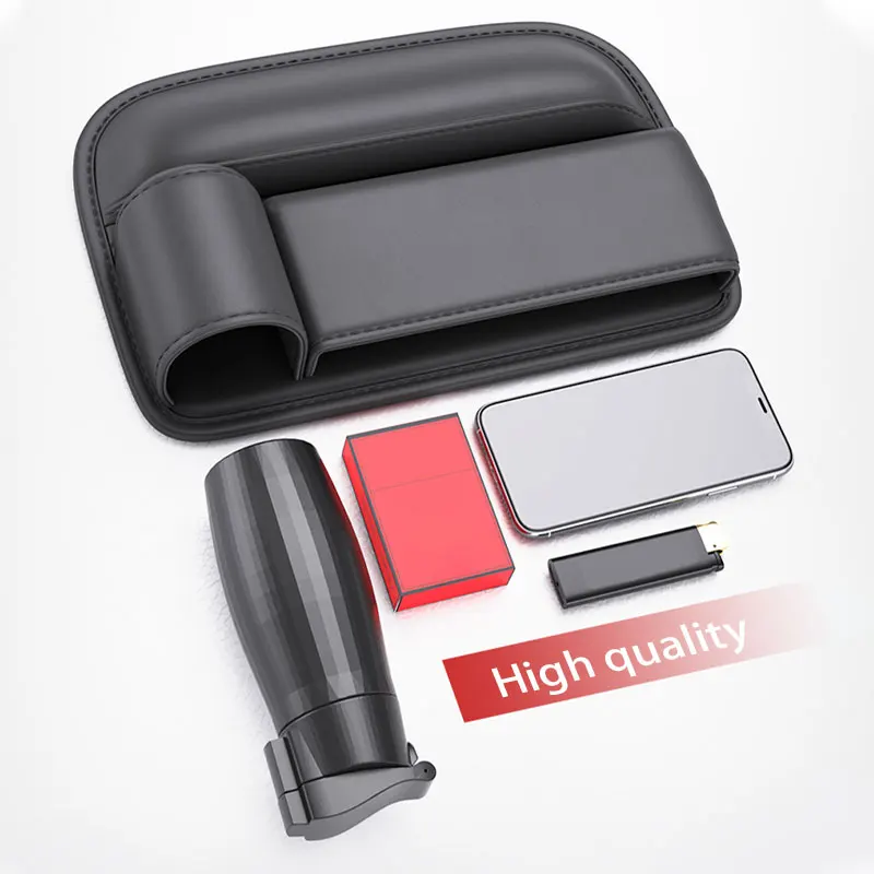 PU Leather Car Seat Gap Bag Case Storage Bag For Auto Console Side Seat Plug Filler Organizer Car Crevice Stowing Tidying Pocket