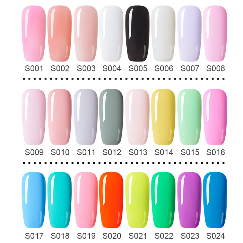 HAZEL Gel Polish Nail Gel Polish UV Gel Polishes Semi Permanent Gel Varnish Hybrid Glitter Manicure Primer Top Coat Nail Art