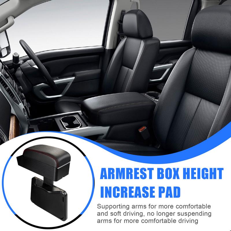 Car Armrest Storage Box Center Console Car Armrest Seat Box Adjustable Auto Console Side Storage Box For Cars Trucks Most