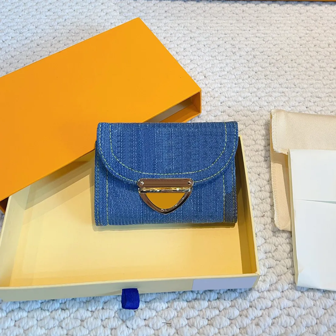 wallet designer wallets coin purse Women mini Denim card holder men Fashion classic flower pattern wallets card holders luxury Female Leisure