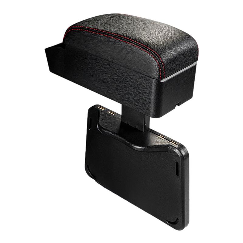Car Armrest Storage Box Auto Center Console Storage Box Adjustable Auto Console Side Storage Box For Cars Trucks Most Vehicles