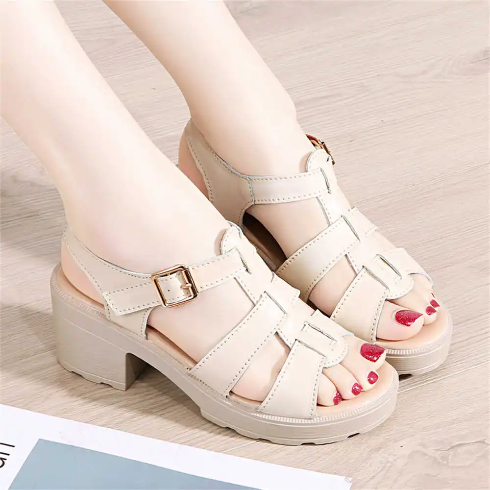 Anti-slip Mid Heels Flat Women's Sandals Tenis New Fast Shoes Slippers For The Beach Sneakers Sports Tenes Team