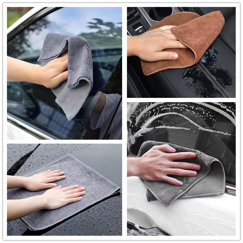 Suitable for Fiat Aegea 500c Panda Uno Palio Tipo Doblo Cleaning Cloth Car Towel Car Wash Cloth Care Coral Fleece Suede