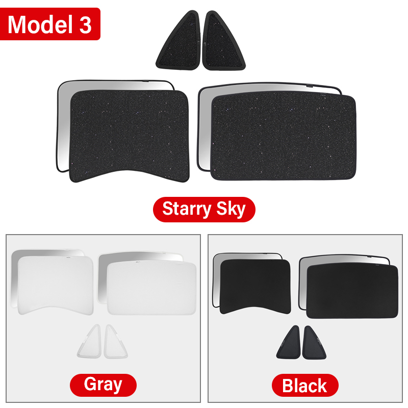 Car Sunroof Accessories For Tesla Model 3 Y 2021 2022 2023 Shade Net Roof Skylight Shades Protector Sunshade Sun Visor Sun Shade