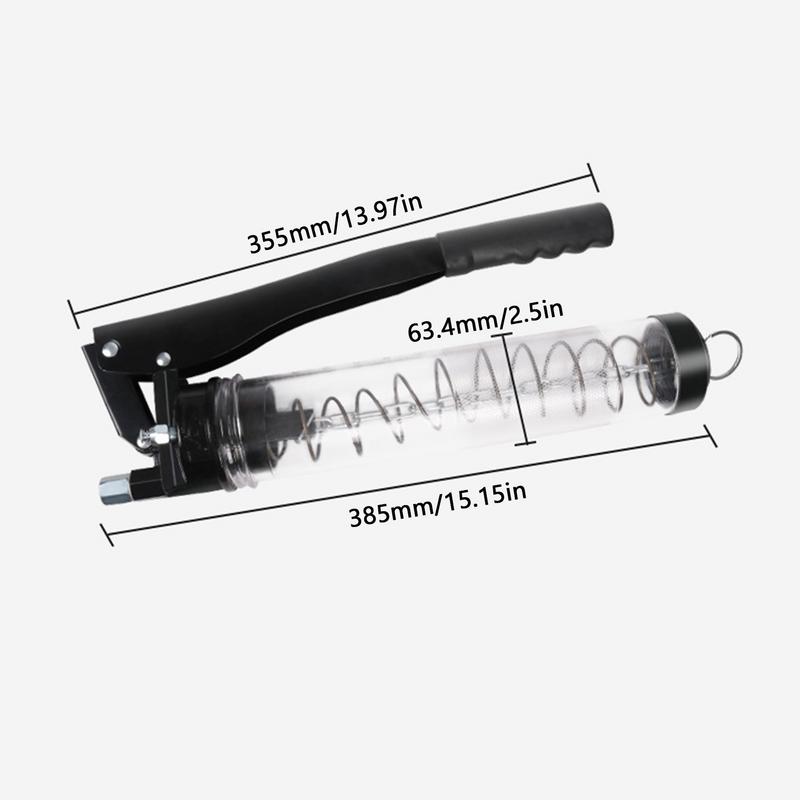 Grease Tube Manual Grease Filler Pump Grease-Making Tool For Vehicles Tractors RVs Cars Power Take-Off Shafts Steering Cylinders