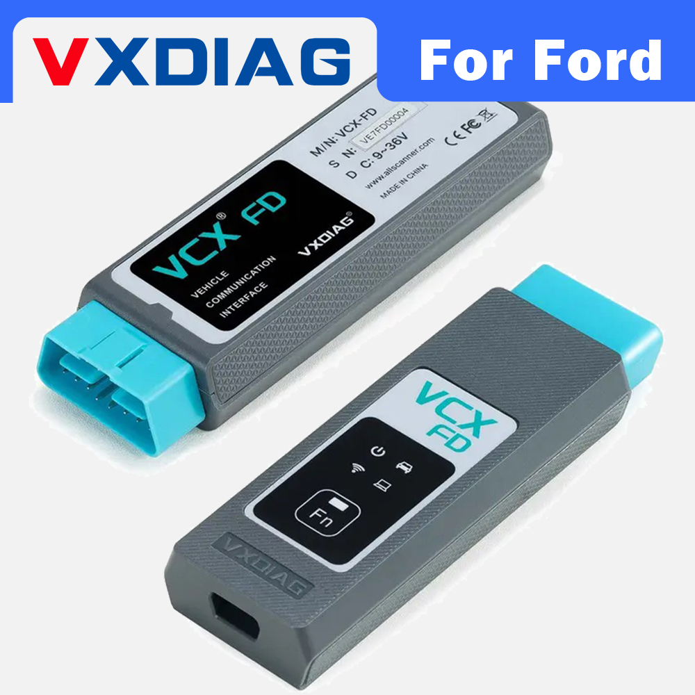 2024 VXDIAG VCX FD for Ford Mazda Car ODB2 Diagnostic Tool with CAN FD DoIP All System Diagnosis ECU Coding J2534 Programming