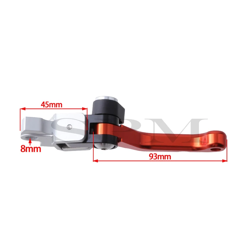Motorcycle CNC Aluminum Anti-Fall Folding Clutch Grip Brake Kit For KAYO T4 T6 K6R BSE Pit Dirt Bike Motocross Accessories