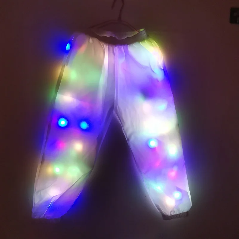 Light Up Rave Jacket Adult Kids Dance performance Fancy Dress Flash LED Lighs Waterproof Clothes cool night running props 0522