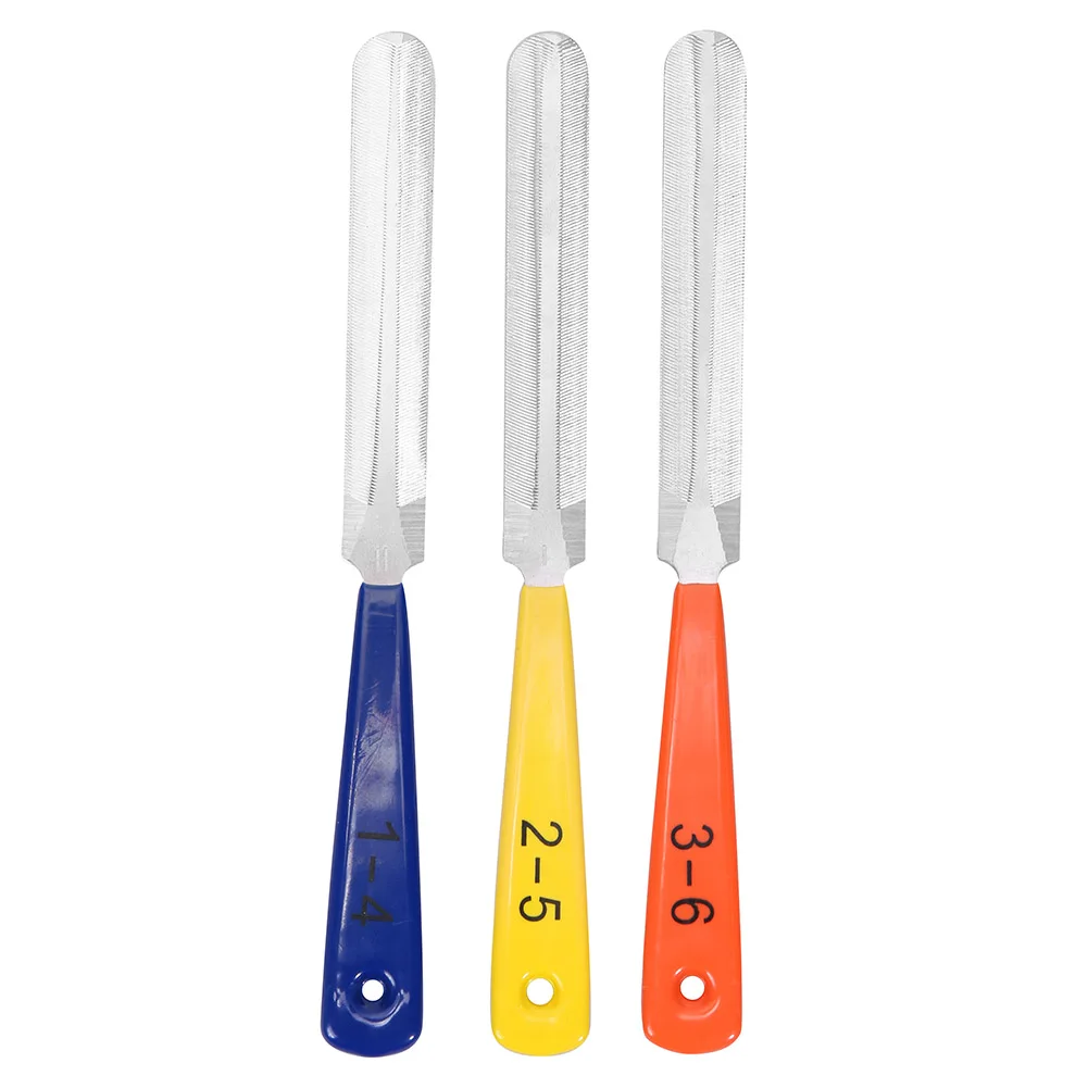 New 3pcs/Set Guitar Nut Files Fret Crowning Slot Filing Luthier Repair Tool Kit For Stringed Instruments Guitar Parts Accessory
