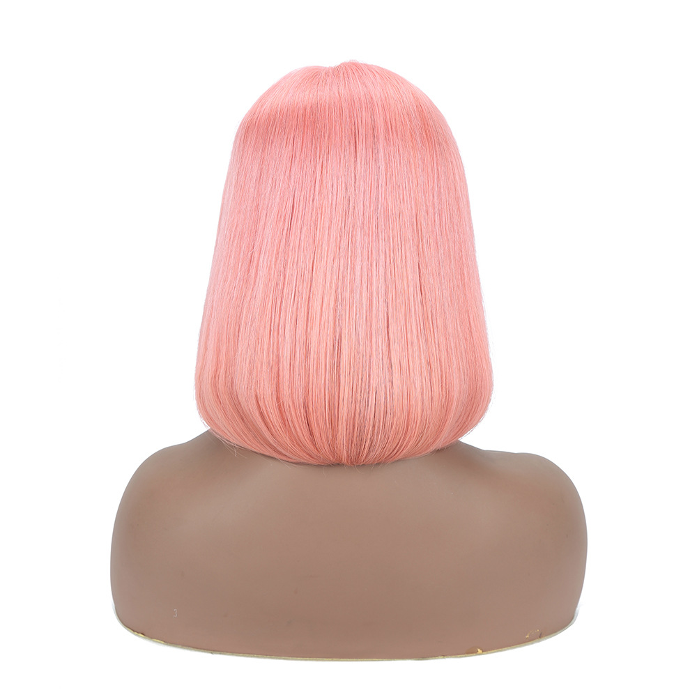 T Shaped Front Lace Human Wig Full Set BOB Human Hair Wigs Wig Colored Brazilian Remy Wigs Human Hair