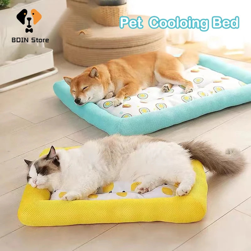 Fast dog mats cooled summer mats universal pet mattresses ice mats dog sleeping nests dog sleeping nests 240507