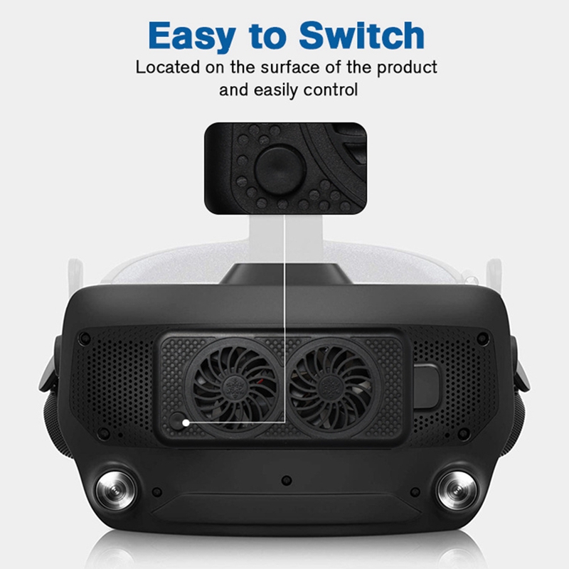 USB Radiator Fans For HTC Valve Index, Cooling Heat For VR Headset In The VR Game USB Cooling Fan VR Accessories