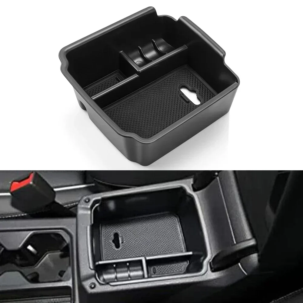 For Volkswagen VW Tiguan Mk1 Mk2 Taos Seat Tarraco Car Accessories Armrest Storage Box Tray Container Console Organizer Pallet