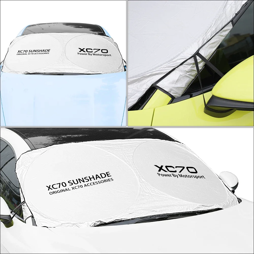 Car Window Windshield Sun Shade Cover For XC90 XC60 T6 V40 AWD C30 C70 S60 S80 S90 V50 V60 V70 V90 XC40 XC70 Accessories