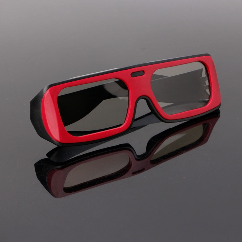 Foldable Arms Design Polarized Passive 3D Stereo Glasses Lightweight Glasses H7EC