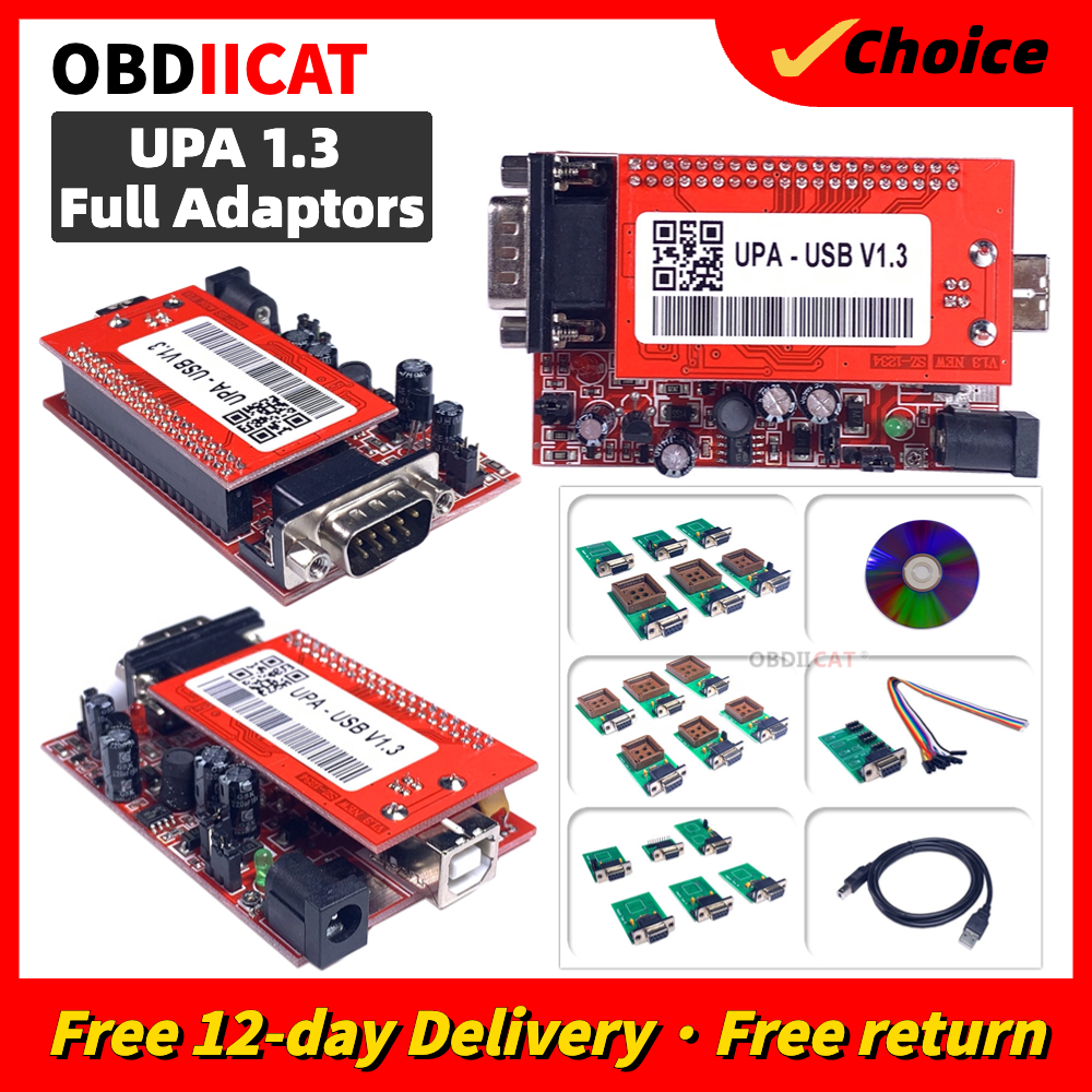 High Quality UPA-USB V1.3 Full Set ECU Chip Tunning Tools UPA USB with 1.3 eeprom adapter ECU programmer