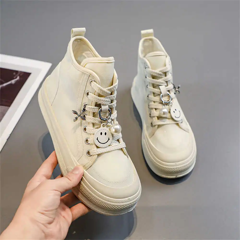 36-40 Round Nose Women's Shoes Boots Black Boots Ladies Woman Shoes Big Size 48 Sneakers Sport Wide Fit Nice Excercise