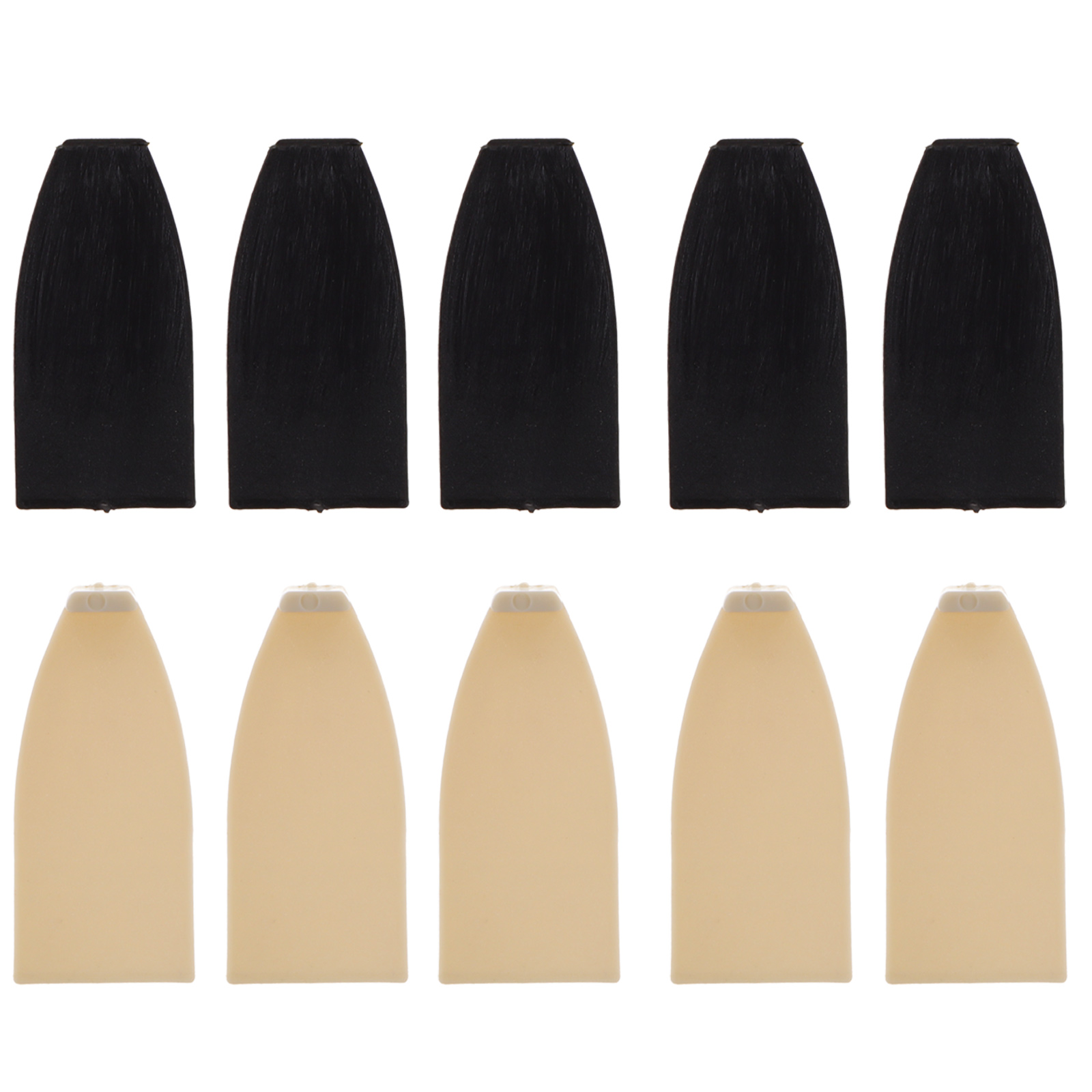 10pcs/6pcs Violin Bow Tips Plastic Cello Bow Tips Violin Cello Viola Accessories Cello Bow Parts Case