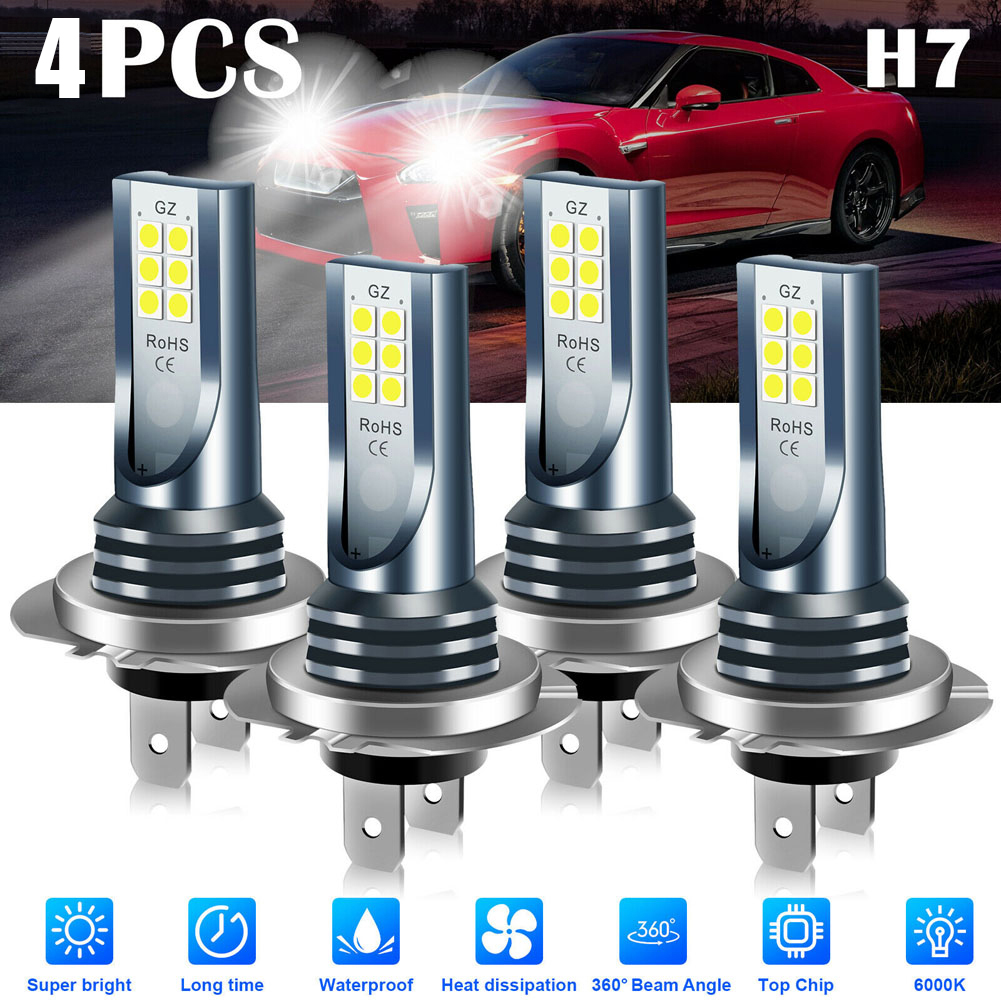 LED Car Fog Light 110W 6000K H7 9005 LED Headlight Bulb Super Bright LED Driving Light IP67 Waterproof DC 12-24V Car Accessories