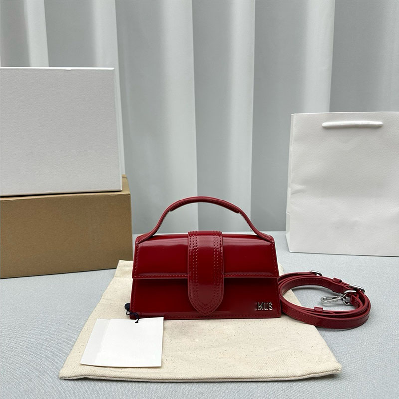 Handbag Designer shoulder red bag Woman Bambino purse Messenger Tote bags Patent leather crossbody clutch fashion Dinner Valentines Day handbags