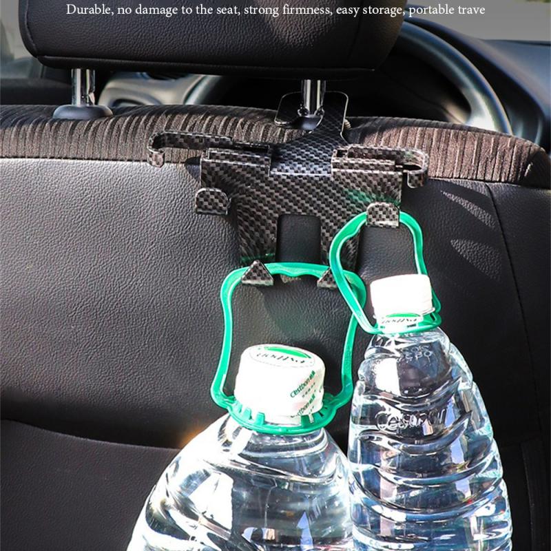 1~10PCS Car Bracket Multifunctional Hook Mobile Phone Holder Rear Seat Back Creative Car Mounts Storage Hook Car Decoration