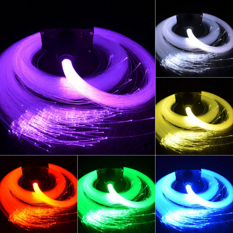 12V Car Sky Star Ceiling Headliner Light Kit Fiber Optic APP Remote Star Light Kit Car Roof Ceiling Fiber Optic+Remote Control