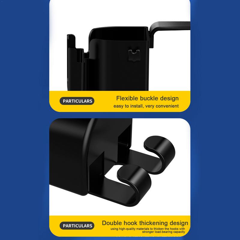 3 in 1 Car Headrest Cup Holder Hanging Mount Organizer Phone Holder Auto Back Seat Handbag Storage Hook Hanger Car Accessories