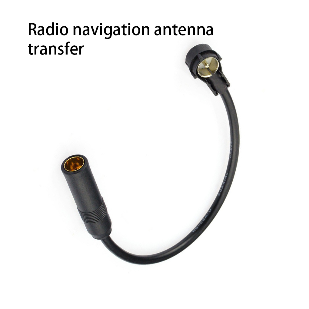 Car Antenna Converter Universal Auto Signal Aerial DIN to ISO Adapter Part