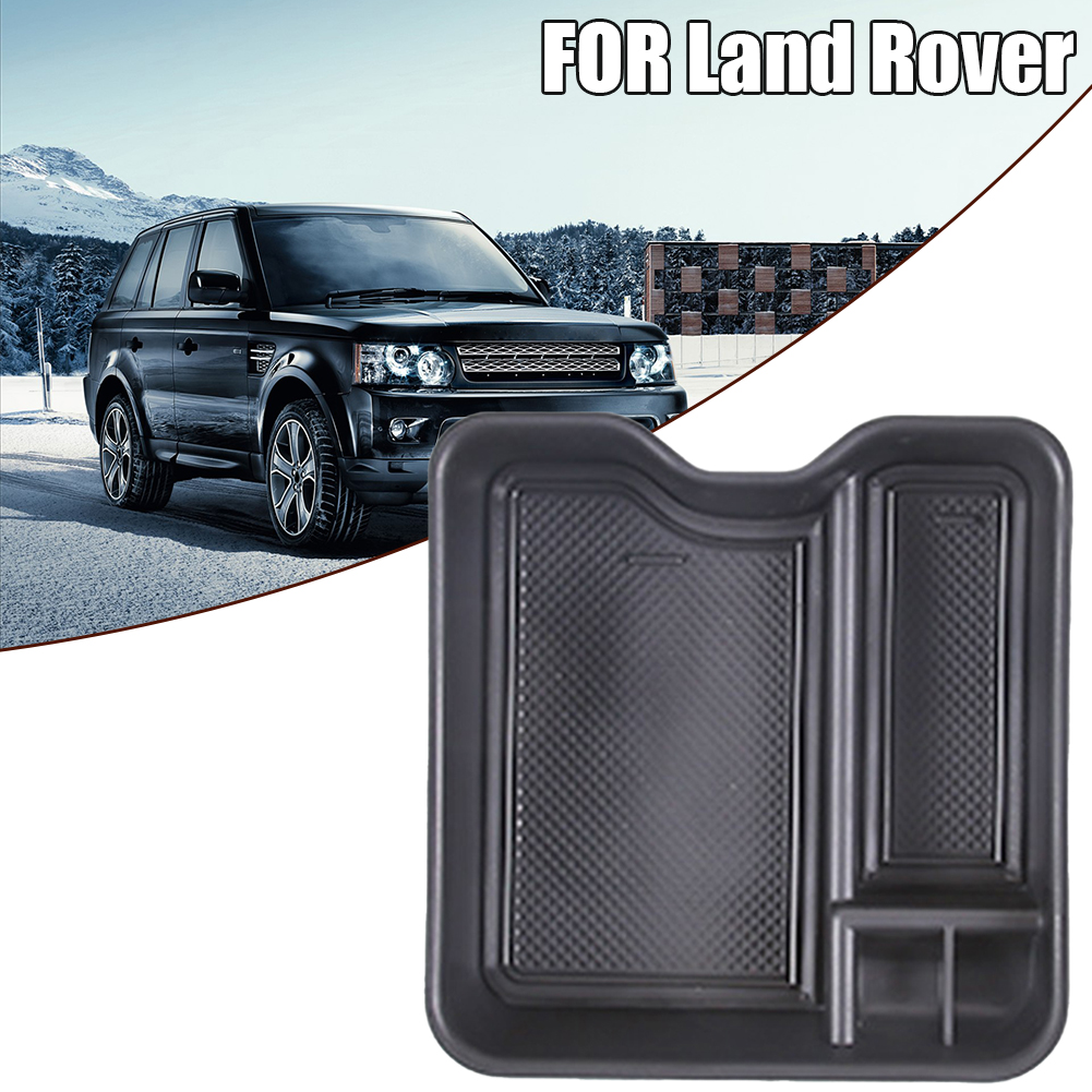 1PCS Car Storage Box For Range Rover L460/For Range Rover Sport 2023 ABS Central Control Armrest Box Storage Box Black Part