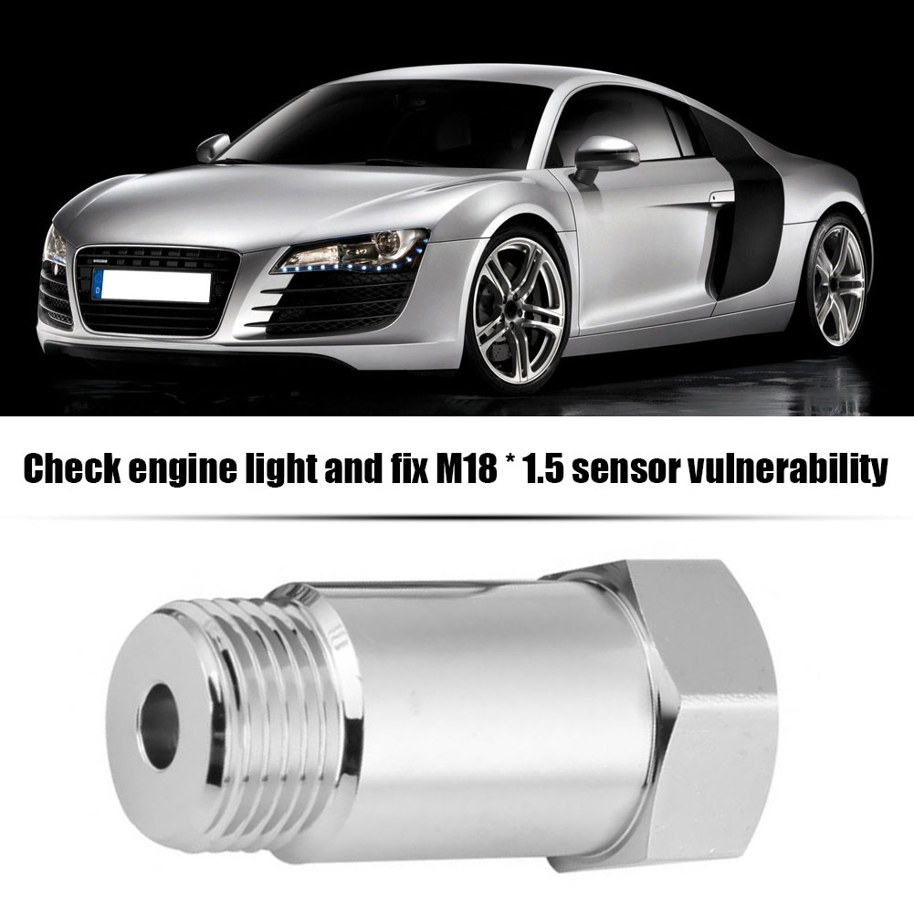 1-20Pcs M18x1.5 O2 Oxygen Sensor Extender Spacer Joints Converter Car CEL SES DTC Fix Check Engine Light Eliminator Adapter