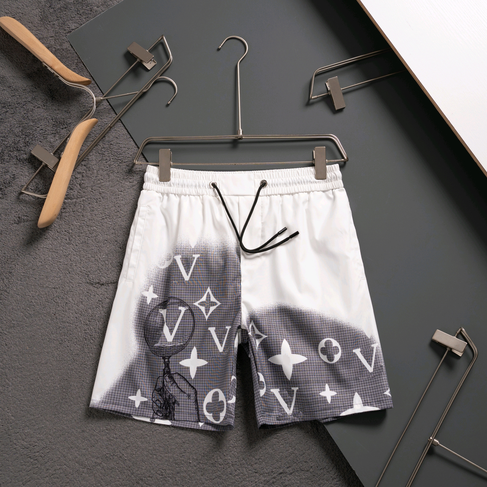 Summer Mens Shorts Mix brands Designers Fashion Board Short Gym Mesh Sportswear Quick Drying SwimWear Printing Man S Clothing Swim Beach Pants Asian Size M-3XL