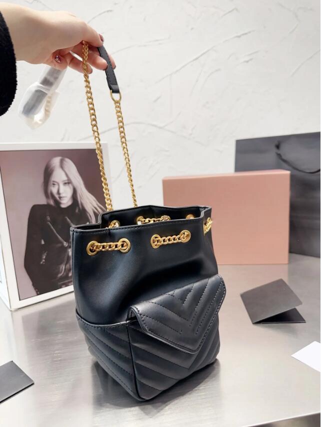 Luxury bucket bag Designer bag Shoulder Bags Women Handbag mini bag woman Leather chain Backpack Fashion Lady Cross Body bag Wallet Purse High Quality Crossbody bag