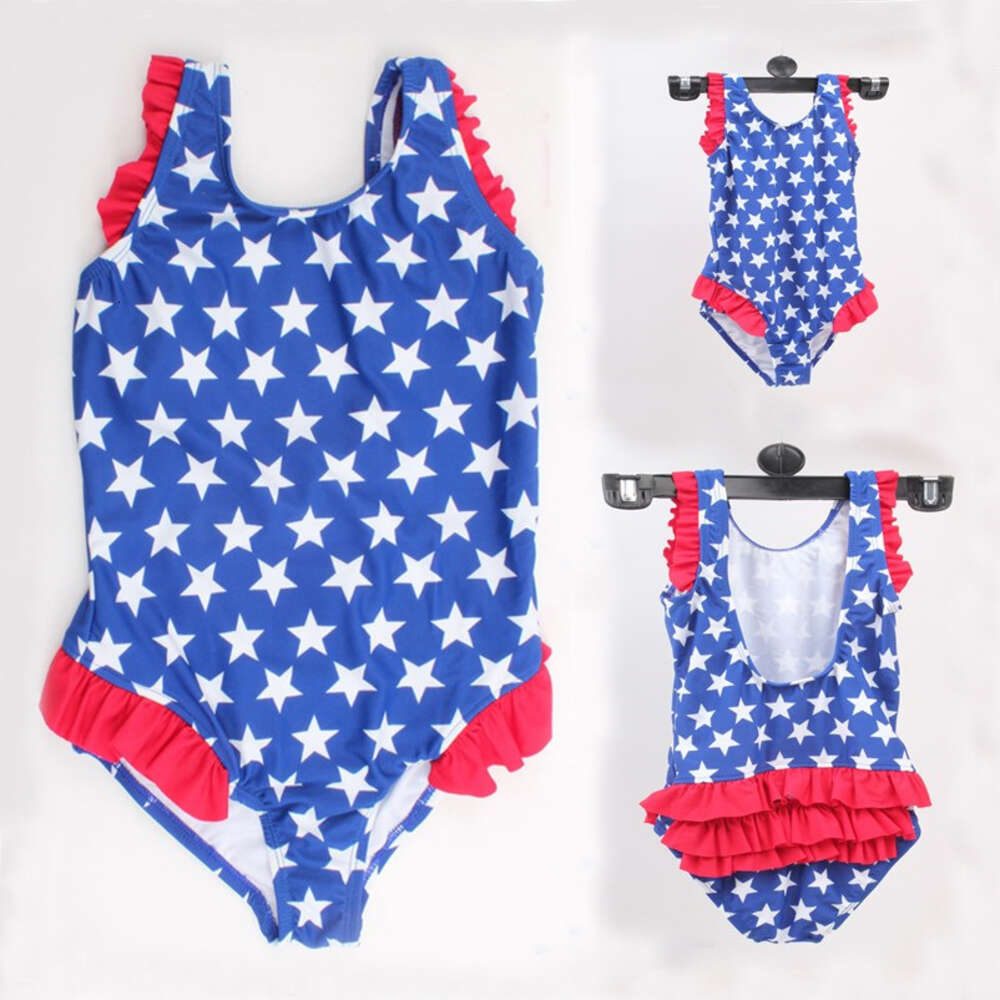 Ddmytiger Ddmytiger Baby Swimsuit Nylon Lycra Children S US Flag Year Old And Toddler Jumpsuit H