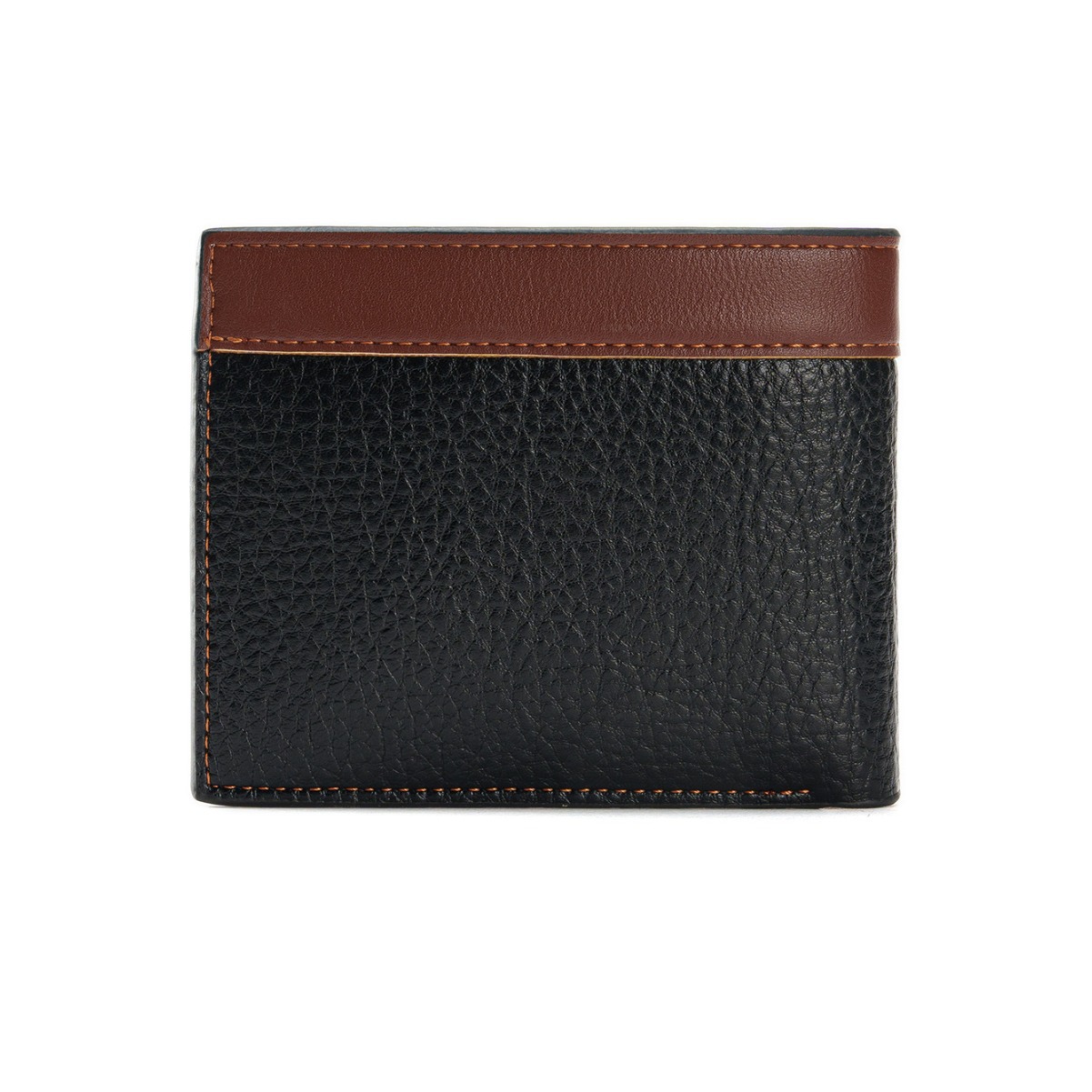 New wallet men's short wallet fashionable Retro casual lychee patterned soft leather wallet waterproof multiple card slots large capacity small w