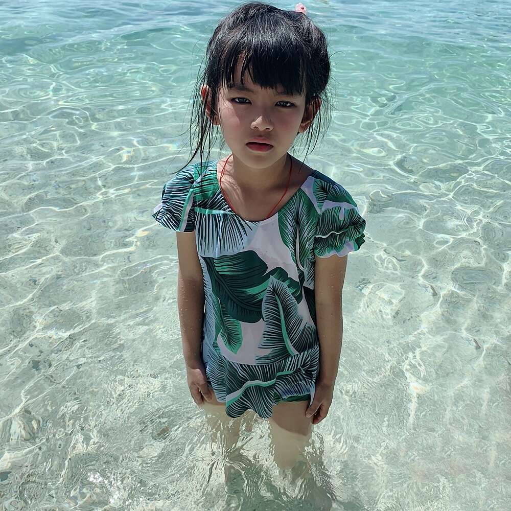 Ddmytiger Ddmytiger Children S Beach Korean Version Girls One Piece Skirt Style For Middle Aged And Elderly Princess Student Swimsuit Years Old H