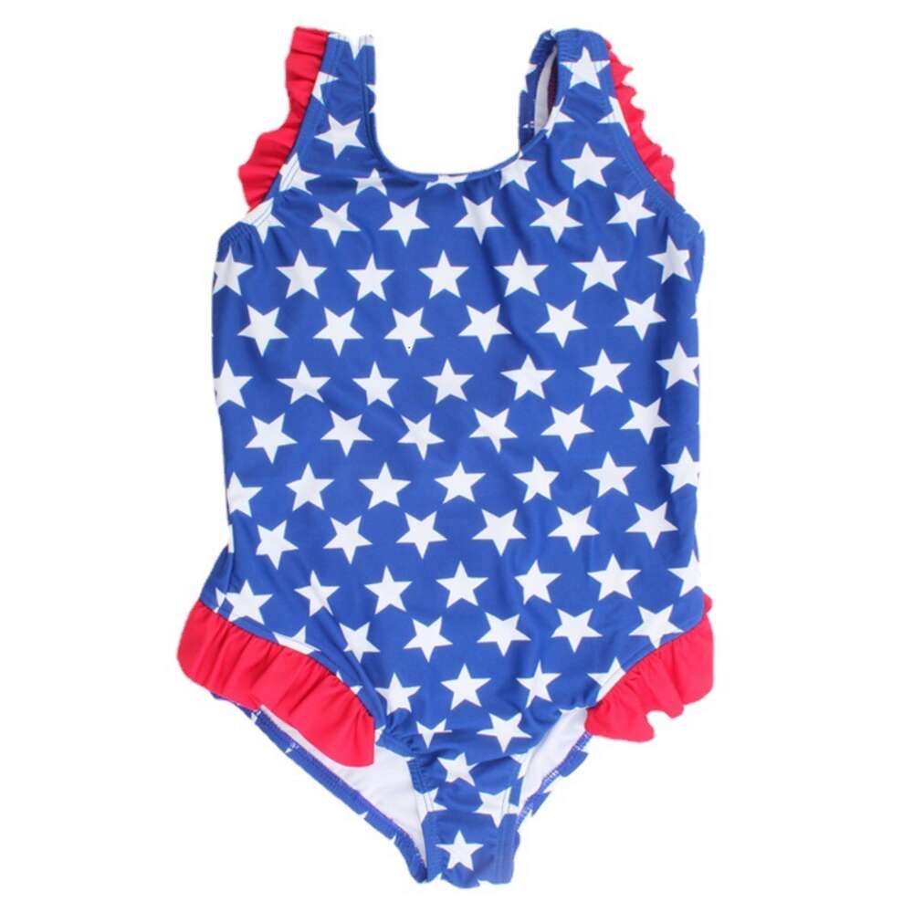 Ddmytiger Ddmytiger Baby Swimsuit Nylon Lycra Children S US Flag Year Old And Toddler Jumpsuit H