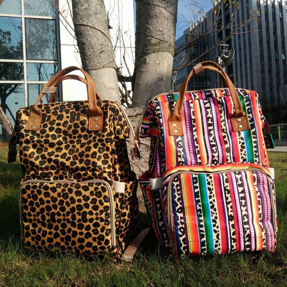 Ddmytiger Ddmytiger Thickened Leopard Print Cow Outdoor Sports Backpack Diaper Bag Women S Storage H